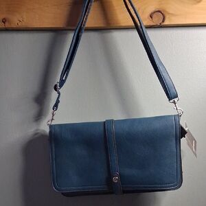 Denver Hayes Teal Crossbody Bag